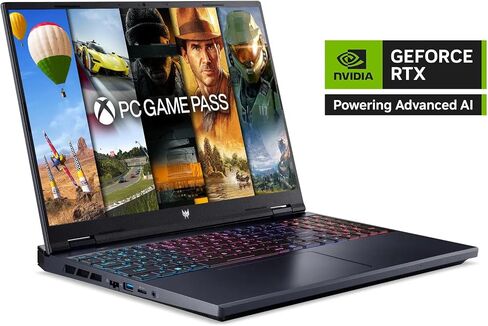 acer Predator Helios-Neo Gaming Laptop - Intel 24-Core i9-14900HX CPU, 16" 165Hz WUXGA Display, GeForce RTX 4060, Backlit KB, Win 11 Pro&2024 Office Lifetime, cefesfy Accessories(64GB DDR5 | 4TB SSD) in Saudi Arabia