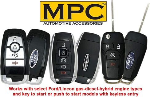 MPC Plug N Play Remote Start متوافق مع 2017-2019 Ford F-250 SD |Gas| |مفتاح البدء| تم تفعيل مفتاح المصنع in Kuwait