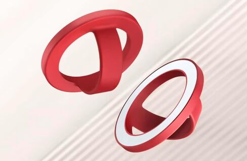 Magnetic Phone Grip Holder with Removable Silicone Finger Loop Ring, Soft & Comfortable for iPhone 16/15/14/13/12 Pro Max/Plus, Anti-Drop Secure Grip, Universal Adhesive Metal Ring Included (Black) in Saudi Arabia