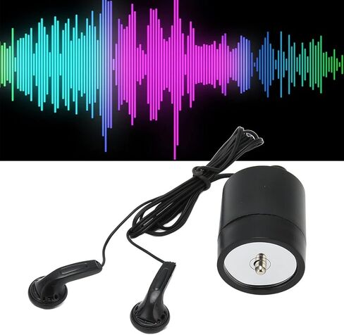Sound Amplifier, Wall Microphone High Strength Voice Listen Detector Audio Ear Listening Device for Pipe Water Oil Leakage Through Wall Door Voice Tool in Saudi Arabia