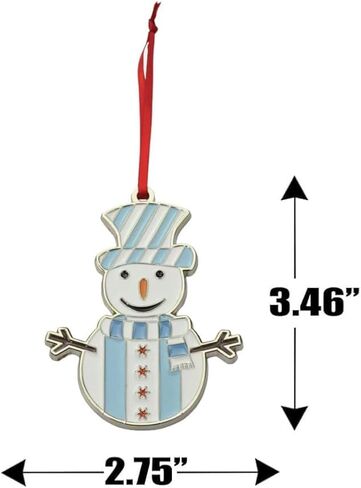 City of Chicago Flag Snowflake Christmas Ornament in Saudi Arabia