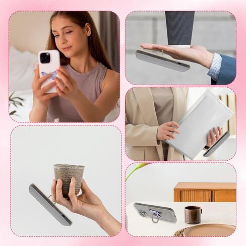 4 Pcs Butterfly Cell Phone Ring Grip Holder, 360° Rotating Metal Hand Phone Stand Holder Butterfly Phone Case Ring Cell Phone Accessories Phone Rings for Back of Phone Butterfly Phone Case in Saudi Arabia
