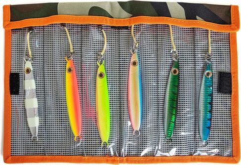 Palomar Fishing Flat Side Ocean Jig Fast Vertical Deep Drop Lure | MUSTAD Hook-Owner Ring | Kevlar Assist Cord|Next-Gen Graphene Paint | US Owned in Saudi Arabia