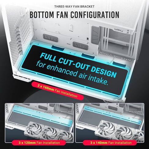 خشب Antec C8، المراوح غير متضمنة، لوحة أمامية خشبية، تخطيط مزدوج الغرفة، نوع C، دعم مشعاع 360 مم، لوحات أمامية وجانبية غير ملحومة TG، متوافقة مع RTX 40، حافظة كمبيوتر E-ATX كاملة البرج in Kuwait