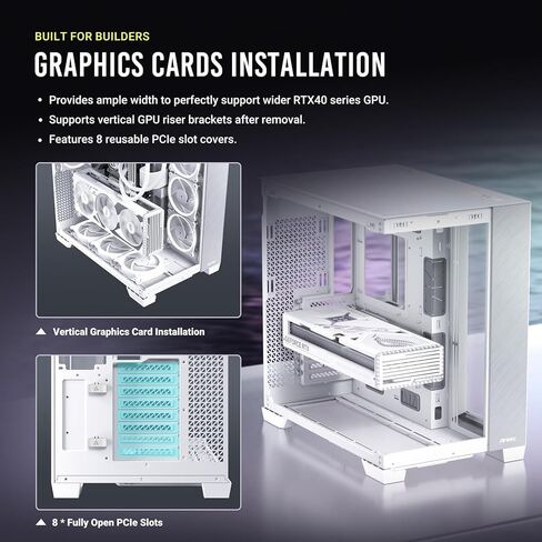 خشب Antec C8، المراوح غير متضمنة، لوحة أمامية خشبية، تخطيط مزدوج الغرفة، نوع C، دعم مشعاع 360 مم، لوحات أمامية وجانبية غير ملحومة TG، متوافقة مع RTX 40، حافظة كمبيوتر E-ATX كاملة البرج in Kuwait