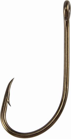 Dr.Fish 100 Pack Beak Hook, Bronze, Reversed Hollow Point, Offset Saltwater J Hooks Live Bait Hooks Striper Bass Flounder Snapper in Kuwait