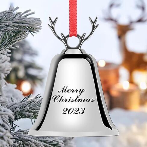christmas decor cow bell door decor gold bell bells for christmas tree decorative bells Christams gifts in Saudi Arabia