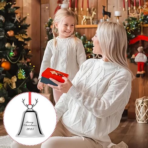 christmas decor cow bell door decor gold bell bells for christmas tree decorative bells Christams gifts in Saudi Arabia