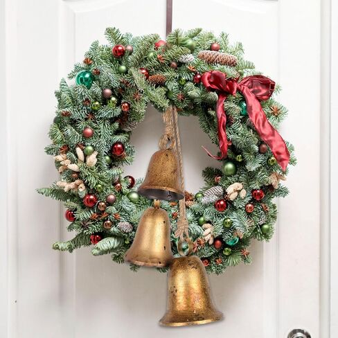 christmas decor cow bell door decor gold bell bells for christmas tree decorative bells Christams gifts in Saudi Arabia