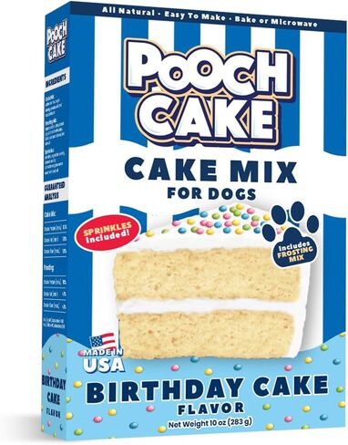 Pooch Cake Dog Birthday Cake Mix, Birthday Cake Flavor with Sprinkles in Saudi Arabia