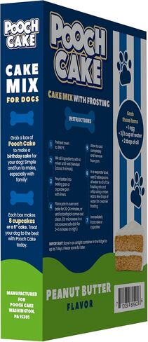 Pooch Cake Dog Birthday Cake Mix, Birthday Cake Flavor with Sprinkles in Saudi Arabia