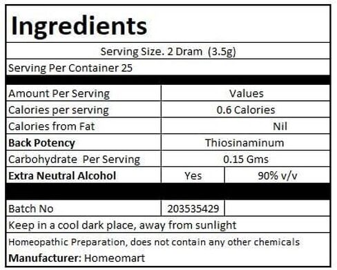 Thiosinaminum Homeopathy Pellets (Pills) in 30C Potency, Pack of 3 in Saudi Arabia