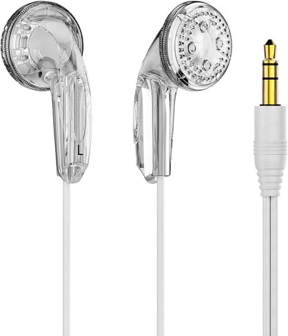 Yuandao HiFi Wired Earbuds: 15.4mm Dynamic Type-C Plug Flat Head Earphones with Call/Music Control Button, Bass Stereo in Ear Headphones for Gaming/Sport/Student/PC/Phone/Tablet, Clear no Mic in Kuwait