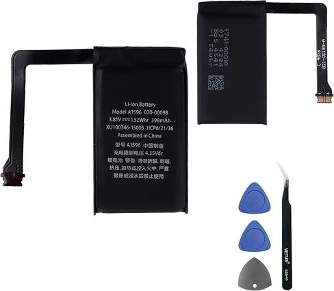 بطارية بديلة جديدة A1596 متوافقة مع حافظة شحن Apple AirPods اللاسلكية A1938 1ST و2nd بطارية بديلة in Kuwait