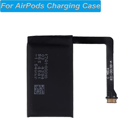 بطارية بديلة جديدة A1596 متوافقة مع حافظة شحن Apple AirPods اللاسلكية A1938 1ST و2nd بطارية بديلة in Kuwait
