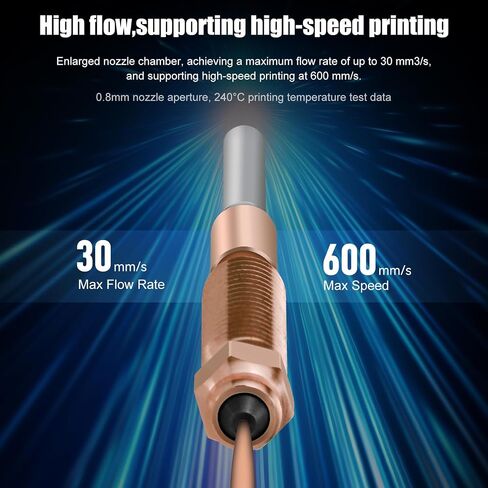 3D Printing Accessories K1C Ceramic Heating Block Hot End Kit, All Metal Quick Replacement Nozzle Kit, High-Temperature Resistant 300℃ Hot End Heating Block Suitable for Creativity K1C 3D Printer in Saudi Arabia