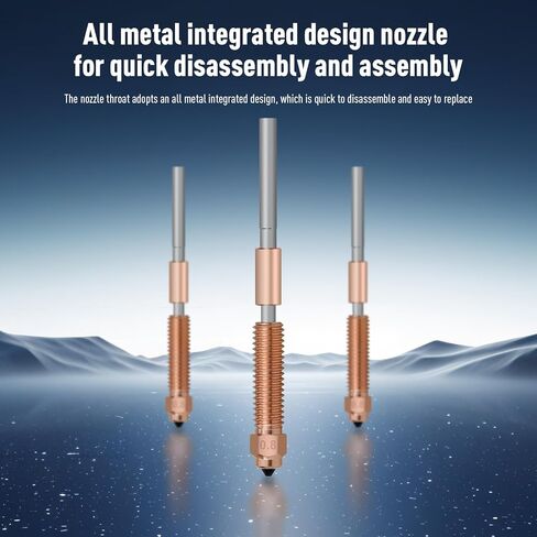 3D Printing Accessories K1C Ceramic Heating Block Hot End Kit, All Metal Quick Replacement Nozzle Kit, High-Temperature Resistant 300℃ Hot End Heating Block Suitable for Creativity K1C 3D Printer in Saudi Arabia