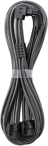 كابل CableMod RT-Series Pro ModMesh بأكمام 12VHPWR 90° StealthSense PCI-e لـ ASUS/Seasonic/Phanteks - البديل B (كربون، 16 سنًا إلى 8 سنون مزدوج، 60 سم) in Kuwait