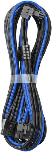 كابل CableMod RT-Series Pro ModMesh بأكمام 12VHPWR 90° StealthSense PCI-e لـ ASUS/Seasonic/Phanteks - البديل B (كربون، 16 سنًا إلى 8 سنون مزدوج، 60 سم) in Kuwait