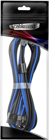 كابل CableMod RT-Series Pro ModMesh بأكمام 12VHPWR 90° StealthSense PCI-e لـ ASUS/Seasonic/Phanteks - البديل B (كربون، 16 سنًا إلى 8 سنون مزدوج، 60 سم) in Kuwait
