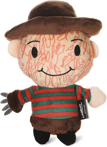 WARNER BROS A Nightmare on Elm Street Horror Movies Freddy Krueger Figure Plush Dog Toy | Medium Dog Toy Nightmare on Elm Street Collection | Squeaky Dog Toy Halloween Dog Chew Toy, 9 Inch in Saudi Arabia