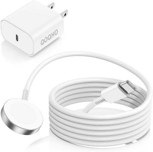لساعة Apple: شاحن USB-C iWatch السريع - كابل شحن ممتاز بطول 3 أقدام. سلك سلسلة iWatch الفائق لـ SE/9/8/7/6/5/4/3/2/1. مصممة لشحن iWatch السريع والمتسق in Kuwait