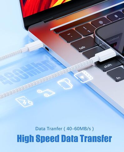 for iPhone 15 Car Carplay Cable,3.3Ft USB A to USB C Carplay Cable Adapter Wire，Type-c Charger Cord Data Cable Carplay USB C Cord Wire Replacement for iPhone16/ 15 iPad MacBook，2pack in Saudi Arabia