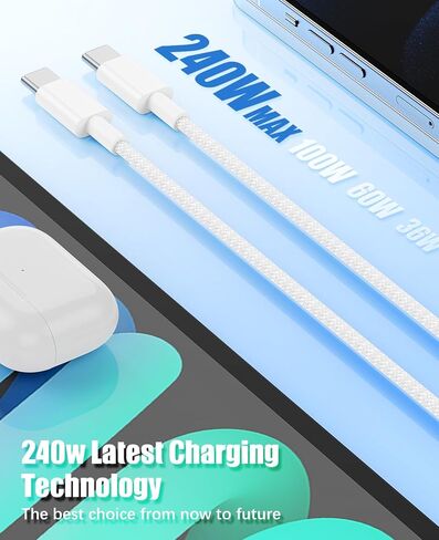 for iPhone 15 Car Carplay Cable,3.3Ft USB A to USB C Carplay Cable Adapter Wire，Type-c Charger Cord Data Cable Carplay USB C Cord Wire Replacement for iPhone16/ 15 iPad MacBook，2pack in Saudi Arabia