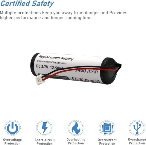 بطارية بديلة 2600 مللي أمبير في الساعة لـ Wahl 1919 8148 8504 8504L 8591 8591L Beretto Black Stealth Beretto كروم مشبك سحري لاسلكي مصمم أسطورة in Kuwait