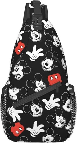 حقيبة Qshakwia اللطيفة للرجال حزمة Fanny Pack للكبار حقيبة ظهر بحمالة كروس للسفر والتنزه سيرًا على الأقدام وحقيبة صدر للنساء حقيبة نهارية in Kuwait