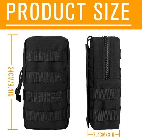 Molle Pouch 500D Nylon Pouch Multi-Function Tool Pouch Tactical Water-Resistant EDC Pouch Tactical Bag Accessory in Saudi Arabia