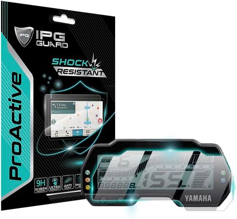 IPG ProActive Made for YMAHA Tenere 700 / T700 / XTZ 700 Cluster Speedometer Display 9H Hardness Screen Protector Nano Ceramic Film Ultra Responsive High Clarity Anti Scratch for YmhTenere700 in Saudi Arabia