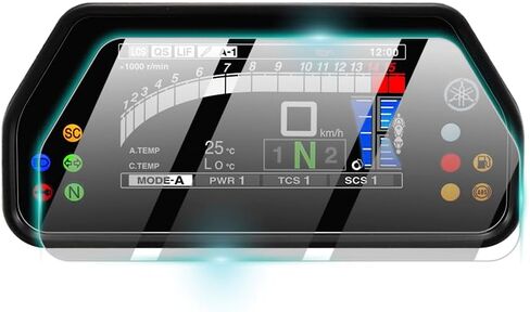 IPG ProActive Made for YMAHA Tenere 700 / T700 / XTZ 700 Cluster Speedometer Display 9H Hardness Screen Protector Nano Ceramic Film Ultra Responsive High Clarity Anti Scratch for YmhTenere700 in Saudi Arabia