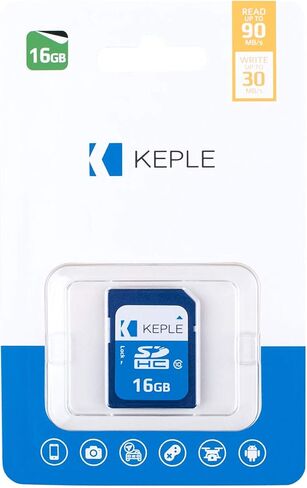 بطاقة ذاكرة SD سعة 16 جيجابايت | بطاقة SD متوافقة مع كاميرا Sony Cybershot Series DSC-W690، DSC-WX150، DSC-WX300، DSC-WX80، DSC-RX1، DSC-TX20، DSC-HX300، DSC-HX50V، DSC-HX90V، DSC-TF1 DSLR | 16 جيجابايت in Kuwait