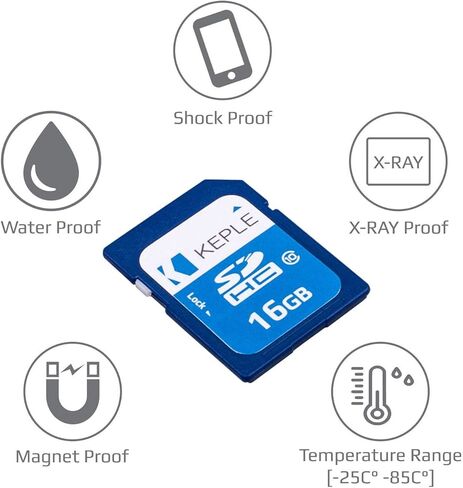 16GB SD Memory Card | SD Card Compatible with Sony Cybershot Series DSC-W690, DSC-WX150, DSC-WX300, DSC-WX80, DSC-RX1, DSC-TX20, DSC-HX300, DSC-HX50V, DSC-HX90V, DSC-TF1 DSLR Camera | 16 GB in Saudi Arabia