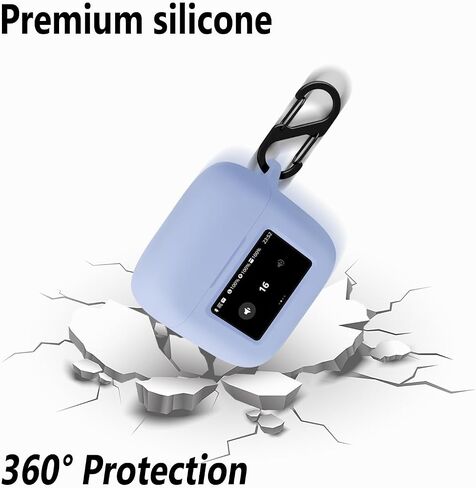 Geiomoo Silicone Case for JBL Tour Pro 3, Protective Cover with Carabiner (Black) in Kuwait