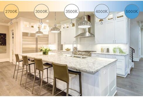 HALO RL 5 بوصة و6 بوصة مصباح سقف غائر LED ذكي مدمج بتقنية البلوتوث باللون الأبيض، CCT قابل للضبط (2700k-5000K) من HALO Home in Kuwait