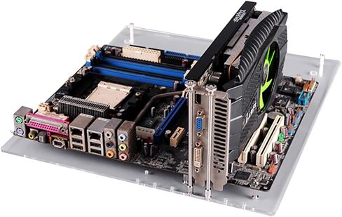 الكمبيوتر فتح الإطار اختبار مقاعد البدلاء ITX ATX MATX اللوحة الأم شفافة الاكريليك الاوفرلوك حالة الكمبيوتر لتقوم بها بنفسك وزارة الدفاع قاعدة الوقوف in Saudi Arabia