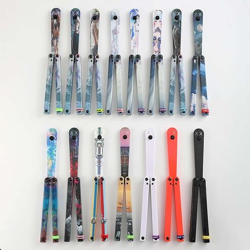 Folding Colorful Tool, Plastic Integral Channel Handle Smooth Well Balanced, Finger Flip Tool Great for Beginners(Black) in Saudi Arabia