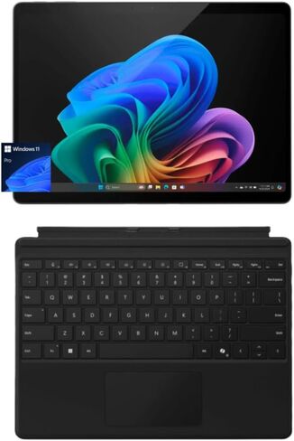 Microsoft Surface Pro 10 Bundle, 13" 2-in-1 AI Tablet for Business & Pro Keyboard (Without Pen Storage), Intel Core Ultra 7 165U, Intel Arc Graphics, 16GB RAM, 2TB SSD, Win 11 Pro, Black in Saudi Arabia