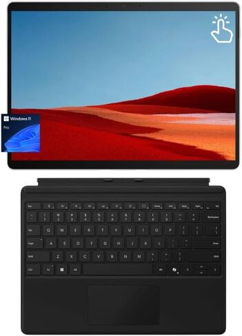 Microsoft Surface Pro 10 Bundle, 13" 2-in-1 AI Tablet for Business & Pro Keyboard (Without Pen Storage), Intel Core Ultra 7 165U, Intel Arc Graphics, 16GB RAM, 2TB SSD, Win 11 Pro, Black in Saudi Arabia