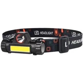 Top River Rechargeable LED Headlamp - Outdoor Camping Head Lamps with Adjustable Headband - Powered Bright Flashlight (1)