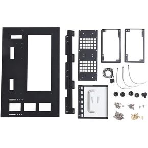 Computer Open Case Rack, Powerful Cooling Steel Plate Gaming PC Case Open Frame with Handle, ATX M ATX ITX Mainboard DIY Gaming Computer Open Chassis
