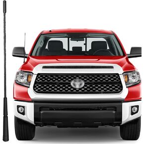 13 Inch Replacement Antenna Mast for Toyota Tundra (2000-2019), Toyota Tacoma (1995-2015), Toyota FJ Cruiser (2006-2014), Toyota Tundra, Tacoma, FJ Cruiser Antenna, Flexible Rubber Antenna