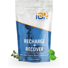Athlete Bath Soak w/Creatine + Magnesium | Recharge and Recover with Ginseng, Eucalyptus Epsom Salt 16 Oz | Muscle Recovery and Preparation | Much More Than Basic Epsom Salt