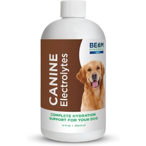 Beam Minerals Complete Canine Electrolytes | Full-Spectrum Electrolytes for Dogs | 12 Fl Oz