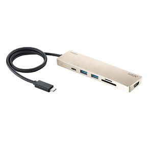 ATEN UH3239 4K 6 Ports USB C 6-in-1 Portable Mini Docking Station USB C Port Thunderbolt 3, HDMI, SD, Micro SD Card, USB 3.2 60W PD 2.0 for Laptop Tablet Smartphones for Windows and MacBook