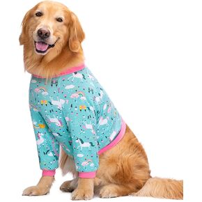 Dog Front Leg Surgery Recovery Clothes,Dog Elbow Protector Suit for Medium Large Dogs,Dog Joint Recovery Sleeve for Female Male Dogs,Prevent Licking Wound(Green horse-7xl)
