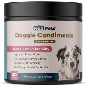 Doggie Condiments Joint & Mobility Support Natural Dog Supplement for Healthy Joints, Mobility, and Flexibility in Dogs