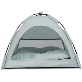 Kitgo Pet Teepee Tent for Small Dogs & Cats with Thick Cushion, Portable Cat Teepee Tent, Washable Indoor Dog House